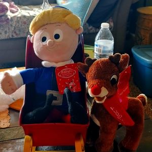 Nwt Rudolph & Herbie Plush Dolls